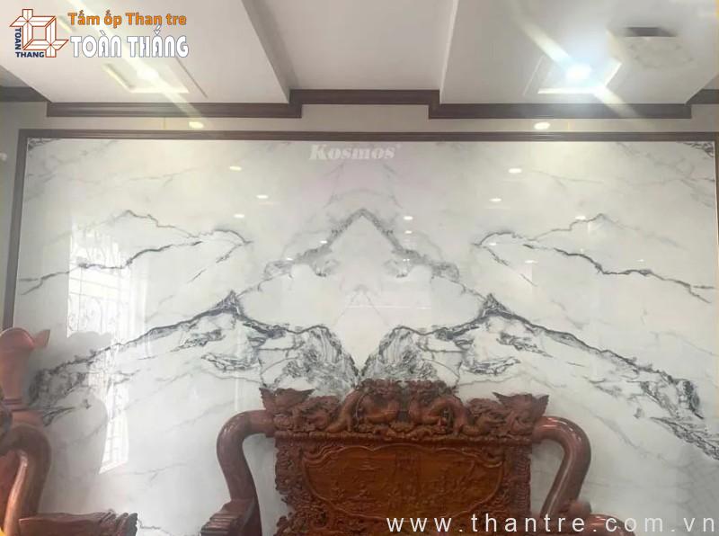 Tấm ốp than tre Pandora phù hợp với những không gian lớn