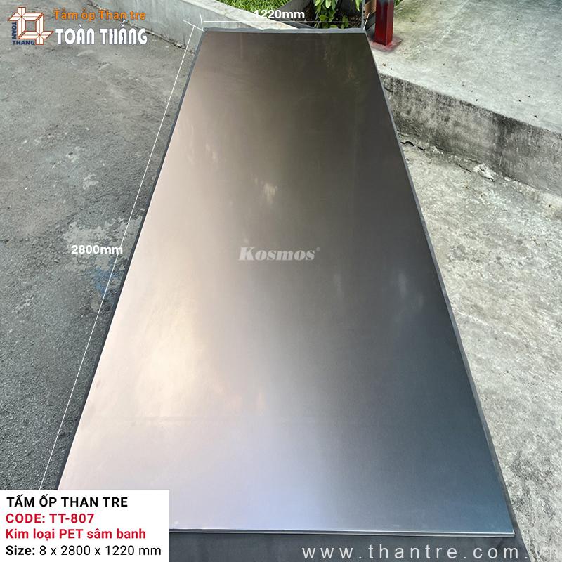Tấm ốp than tre 8mm kim loại sâm banh TT-807 1 Tấm ốp than tre 8mm kim loại sâm banh TT-807