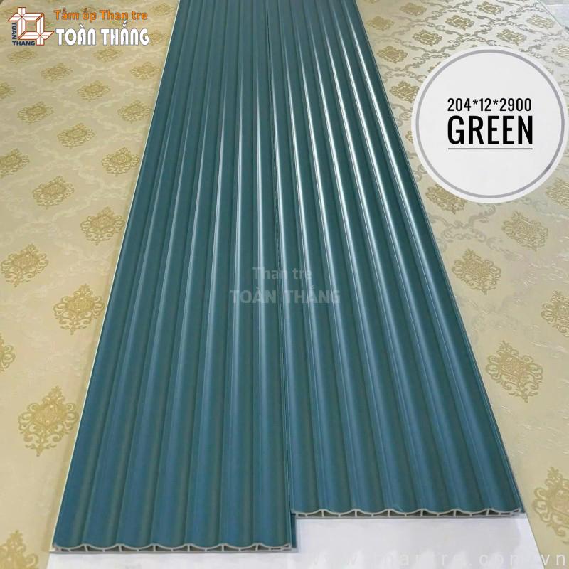Lam sóng bán nguyệt lõm màu xanh
