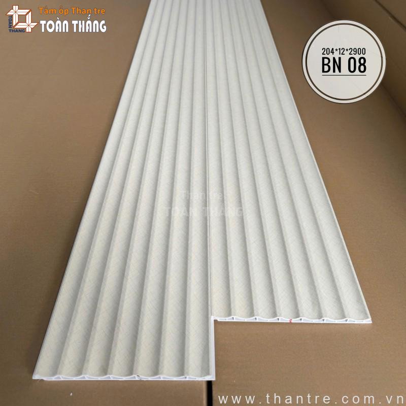 Lam sóng bán nguyệt lõm vân vải kem 1 Lam sóng bán nguyệt lõm vân vải kem