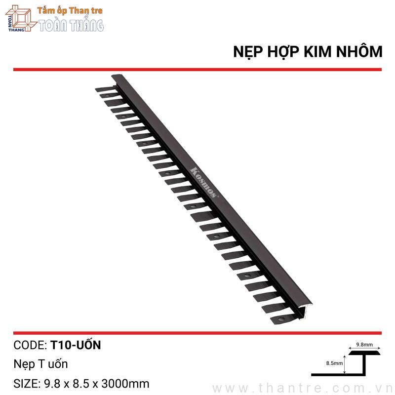 Nẹp T uốn cong màu Đen