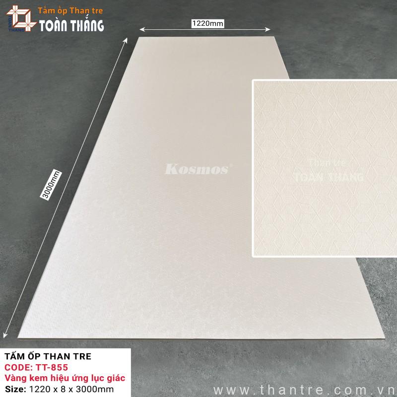 Tấm than tre 8mm vân vải Kosmos TT-855 1 Tấm than tre 8mm vân vải Kosmos TT-855