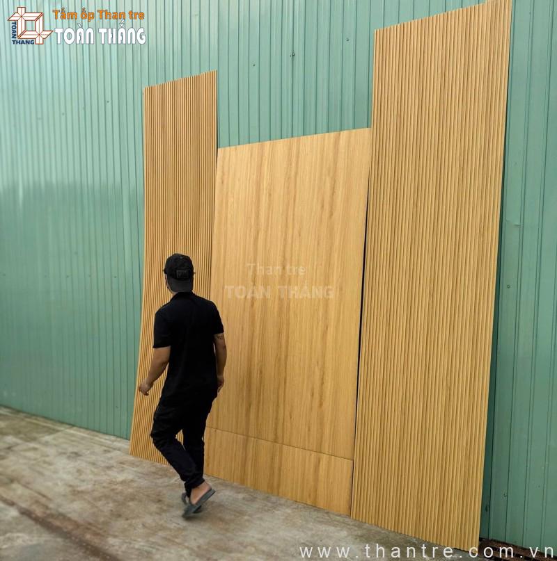 Tấm than tre giả vân gỗ ứng dụng linh hoạt cho nhiều không gian Tấm than tre giả vân gỗ ứng dụng linh hoạt cho nhiều không gian